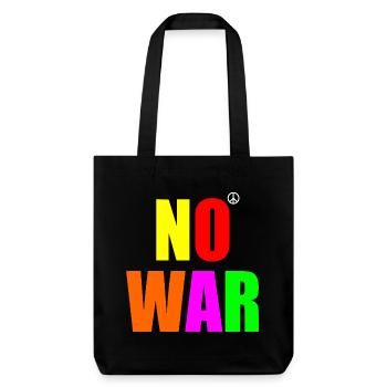 No war - Tote bag épais recyclé Stanley/Stella - noir - Devant