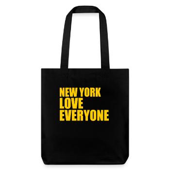 New York - Stanley/Stella Heavyweight Recycled Tote Bag - black - Front