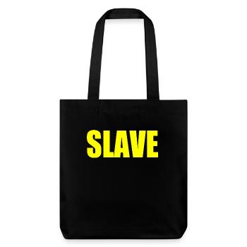 Slave - Stanley/Stella recycelter Heavyweight Stoffbeutel - Schwarz - Vorne