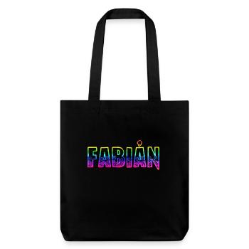 Fabian RS Rainbow - Stanley/Stella Heavyweight Recycled Tote Bag - black - Front