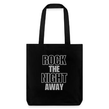Rock toute la nuit - Tote bag épais recyclé Stanley/Stella - noir - Devant