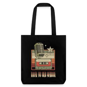 Retour à la vieille école - Tote bag épais recyclé Stanley/Stella - noir - Devant