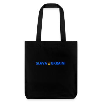 Slava ukraini - Stanley/Stella Heavyweight Recycled Tote Bag - black - Front