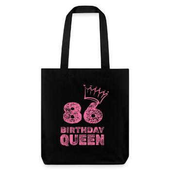 Birthday 86 - Stanley/Stella Heavyweight Recycled Tote Bag - black - Front