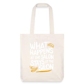 Les secrets du salon : restez dans le salon - Tote bag épais recyclé Stanley/Stella - blanc cassé - Devant