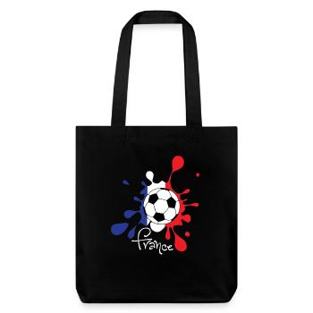 Football - France Coupe du Monde Coupe du Monde WC - Tote bag épais recyclé Stanley/Stella - noir - Devant
