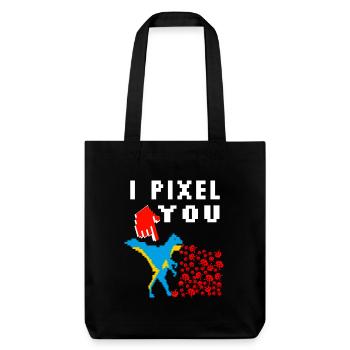 pixel - Tote bag épais recyclé Stanley/Stella - noir - Devant