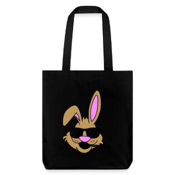 Bunny Joint - Stanley/Stella Heavyweight Recycled Tote Bag - black - Front