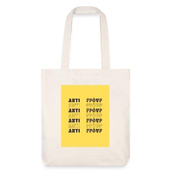 ANTI FPÖVP - Tote bag épais recyclé Stanley/Stella - blanc cassé - Devant