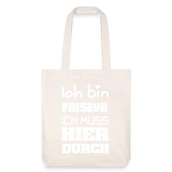 Friseur - Stanley/Stella recycelter Heavyweight Stoffbeutel - Naturweiß - Vorne