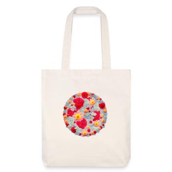 Les bouquets de fleurs - Tote bag épais recyclé Stanley/Stella - blanc cassé - Devant