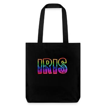 iris rs rainbow - Stanley/Stella Heavyweight Recycled Tote Bag - black - Front