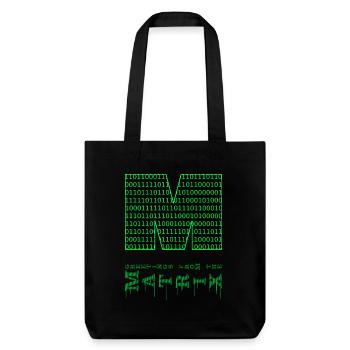 matrice m - Tote bag épais recyclé Stanley/Stella - noir - Devant