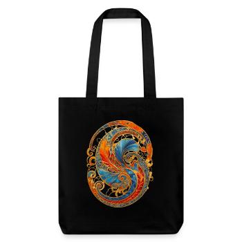 Ornament - Stanley/Stella Heavyweight Recycled Tote Bag - black - Front