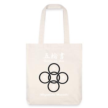 Cinq cercles ou anneaux de 'Gorin no sho' - Tote bag épais recyclé Stanley/Stella - blanc cassé - Devant