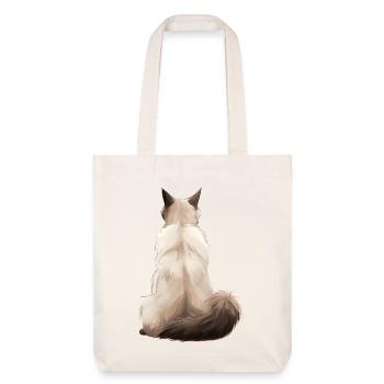 Balinese Cat - Stanley/Stella Heavyweight Recycled Tote Bag - natural white - Front