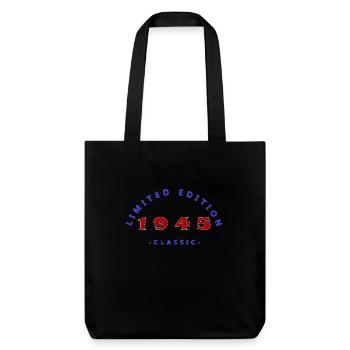 1945, Limited Edition - Stanley/Stella Heavyweight Recycled Tote Bag - black - Front