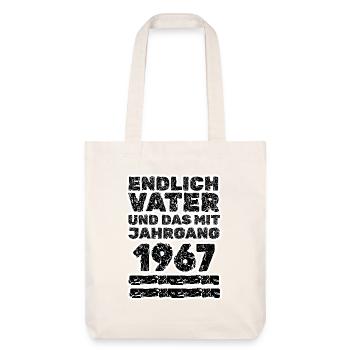 1967 - Stanley/Stella recycelter Heavyweight Stoffbeutel - Naturweiß - Vorne