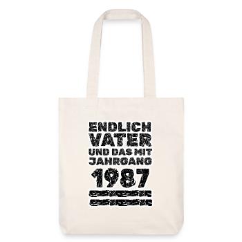 1987 - Stanley/Stella recycelter Heavyweight Stoffbeutel - Naturweiß - Vorne