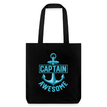 Capitaine - Tote bag épais recyclé Stanley/Stella - noir - Devant
