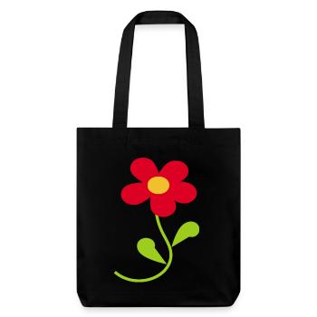 Muttertags Geschenk Mutter Muttertag Geschenkidee  - Stanley/Stella recycelter Heavyweight Stoffbeutel - Schwarz - Vorne