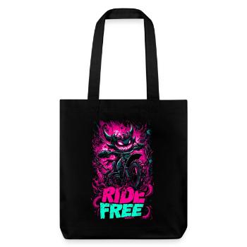 Demon Ride - Stanley/Stella Heavyweight Recycled Tote Bag - black - Front