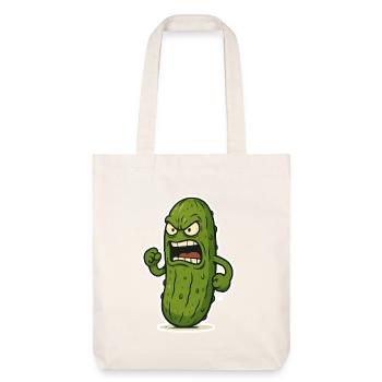Attaque du concombre - Tote bag épais recyclé Stanley/Stella - blanc cassé - Devant