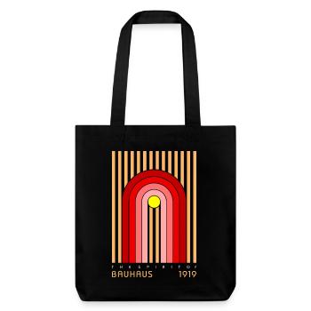 The Spirit Of Bauhaus 1919 - Stanley/Stella recycelter Heavyweight Stoffbeutel - Schwarz - Vorne