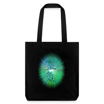 énergie REIKI - Tote bag épais recyclé Stanley/Stella - noir - Devant