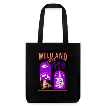 Sauvage et libre - Tote bag épais recyclé Stanley/Stella - noir - Devant
