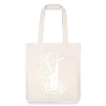 Saxophone Music Instrument Jazz - Tote bag épais recyclé Stanley/Stella - blanc cassé - Devant