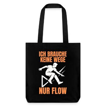Parkour Jump - Design urbain dynamique - Tote bag épais recyclé Stanley/Stella - noir - Devant