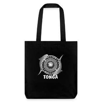 Requin tigre des Tonga - Tote bag épais recyclé Stanley/Stella - noir - Devant