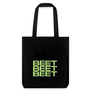 Beet Harvester Tshirt - Stanley/Stella Heavyweight Recycled Tote Bag - black - Front