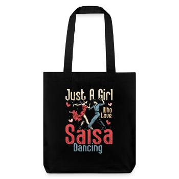 Juste une fille qui aime la salsa danser la musique latine Sal - Tote bag épais recyclé Stanley/Stella - noir - Devant
