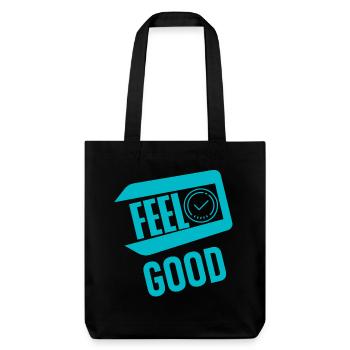 FEEL GOOD - Stanley/Stella Heavyweight Recycled Tote Bag - black - Front