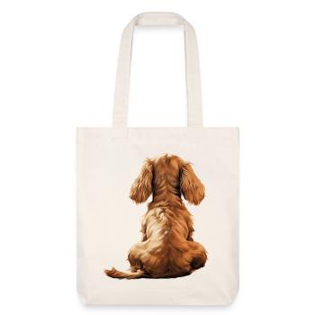 Cocker Épagneul - Tote bag épais recyclé Stanley/Stella - blanc cassé - Devant