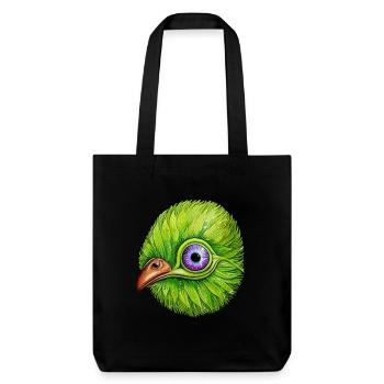 Kiwi mignon et coquin - Tote bag épais recyclé Stanley/Stella - noir - Devant