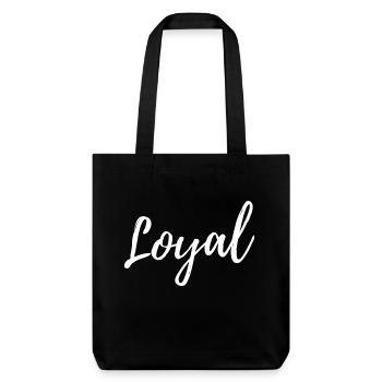 Loyauté loyale - Tote bag épais recyclé Stanley/Stella - noir - Devant