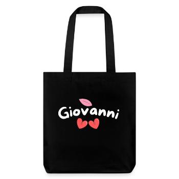 Giovanni - Stanley/Stella recycelter Heavyweight Stoffbeutel - Schwarz - Vorne