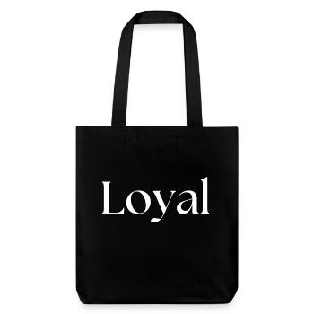 Loyauté loyale - Tote bag épais recyclé Stanley/Stella - noir - Devant