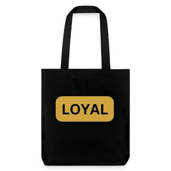 Loyauté loyale - Tote bag épais recyclé Stanley/Stella - noir - Devant