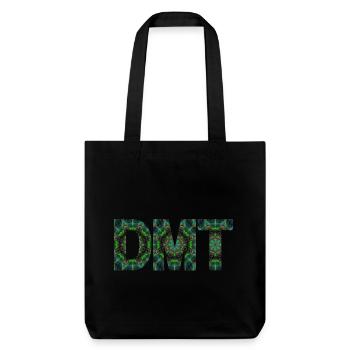 DMT Psychedelic Trip Ayahuasca - Stanley/Stella Heavyweight Recycled Tote Bag - black - Front