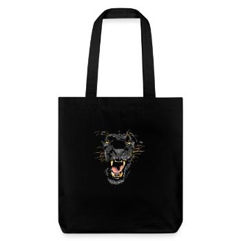panther - Stanley/Stella Heavyweight Recycled Tote Bag - black - Front