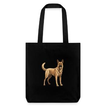 German Shepherd Dog - Stanley/Stella Heavyweight Recycled Tote Bag - black - Front