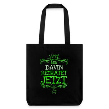Baccalauréat Davin - Tote bag épais recyclé Stanley/Stella - noir - Devant