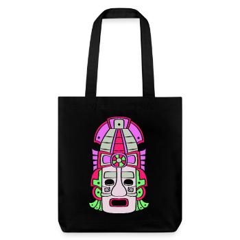 Calendrier maya inca aztèque - Tote bag épais recyclé Stanley/Stella - noir - Devant