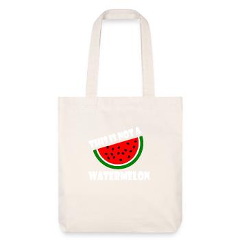 THIS IS NOT A WATERMELON - Tote bag épais recyclé Stanley/Stella - blanc cassé - Devant