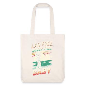 Golf Simulator Lag Free Bogey Free - Stanley/Stella Heavyweight Recycled Tote Bag - natural white - Front