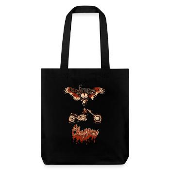 chopper bis - Tote bag épais recyclé Stanley/Stella - noir - Devant